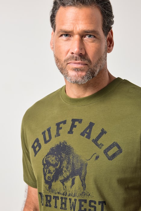 JP1880 T-Shirt, Halbarm, Brustprint, bis 8 XL