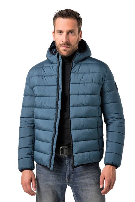 Prošívaná bunda JP1880, kolekce outdoor, kapuce, umělé vlákno, do 7XL