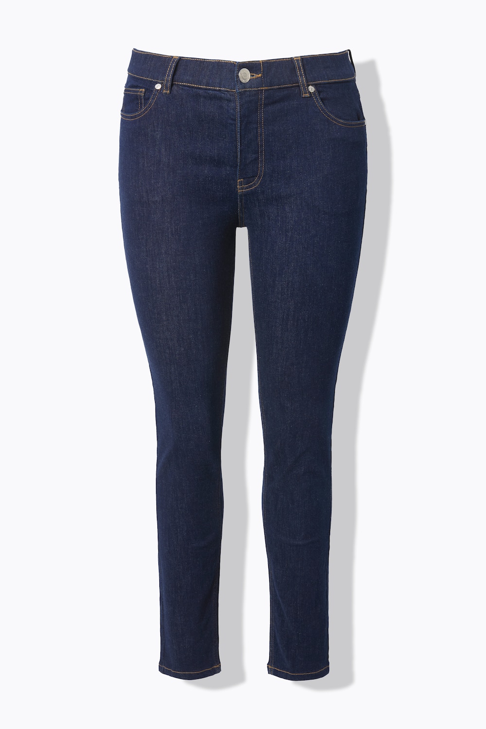 Stora storlekar Skinny-jeans, Dam, blå, storlek: 54, Bomull, Studio Untold
