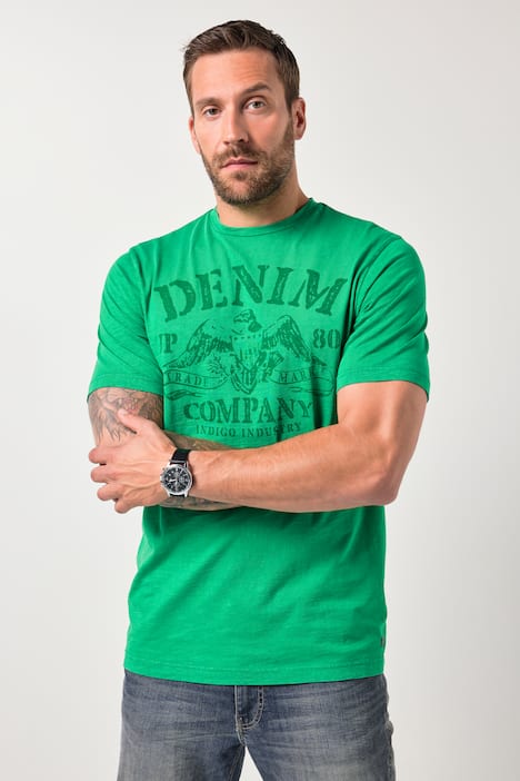 JP1880 T-Shirt, Halbarm, Brustprint, bis 8 XL