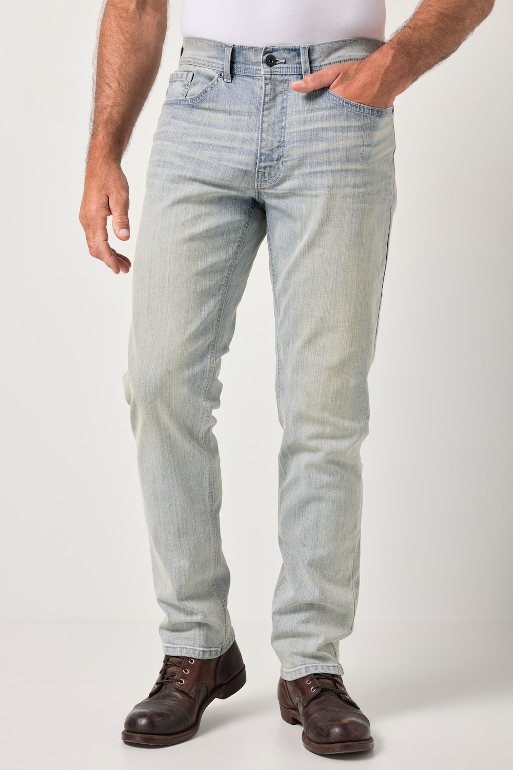 JP1880 Jeans, FLEXNAMIC®, Denim, Straight Fit, Vintage Look, bis Gr. 72