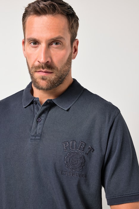 JP1880 Poloshirt, Bauchfit, Halbarm, Piqué, Vintage Look, XXL bis 10XL