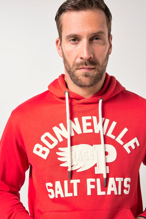 JP1880 hoodie, capuchontrui, borstprint, tot 8XL