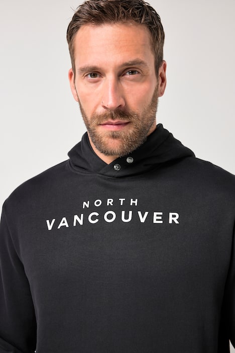 JP1880 hoodie, capuchontrui, borstprint, tot 8XL