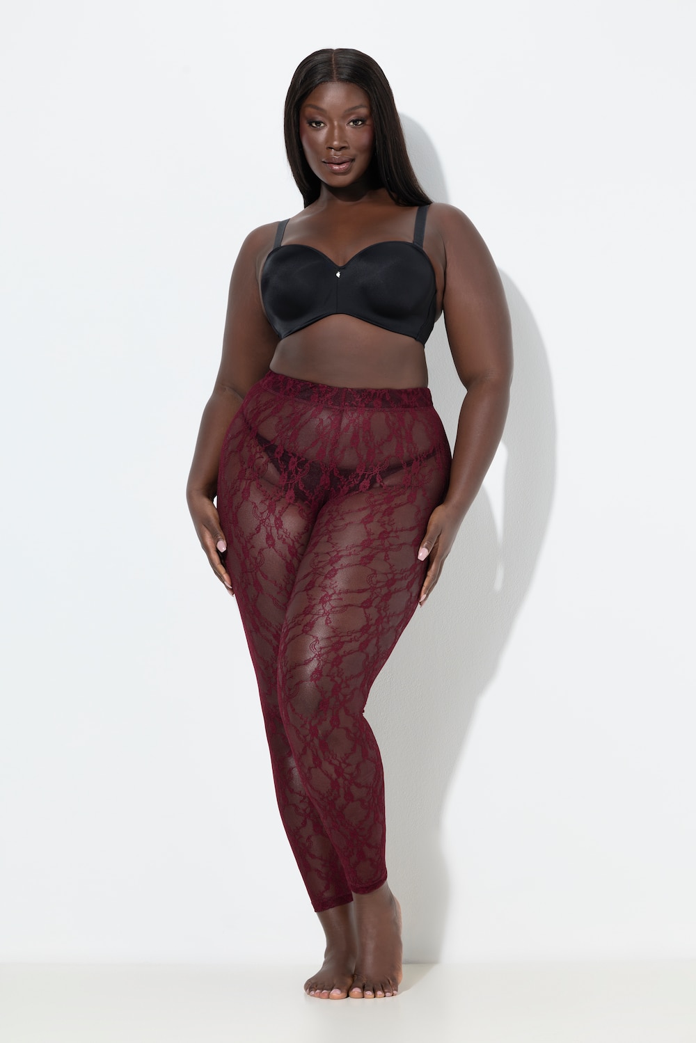 Leggings, Spitze, Stretchkomfort