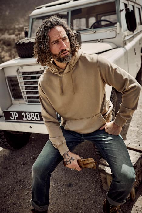 Sweat-shirt à capuche JP 1880, style vintage - jusqu'au 8 XL