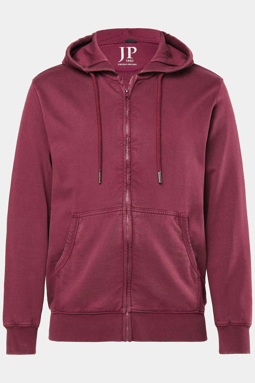 Veste à capuche JP 1880 en molleton, style vintage - jusqu'au 8 XL