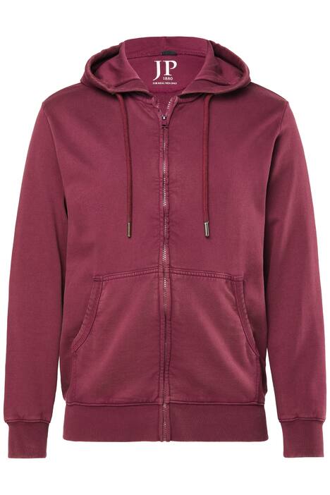 Tepláková bunda JP1880, kapuce, vintage vzhled, do 8XL