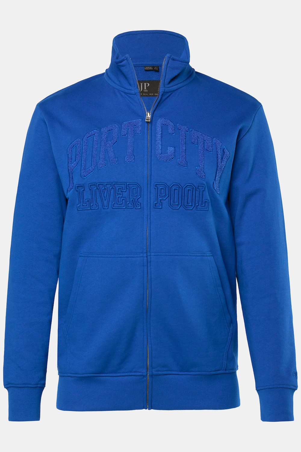 Veste en molleton JP 1880, col montant et flocages - jusqu'au 8 XL