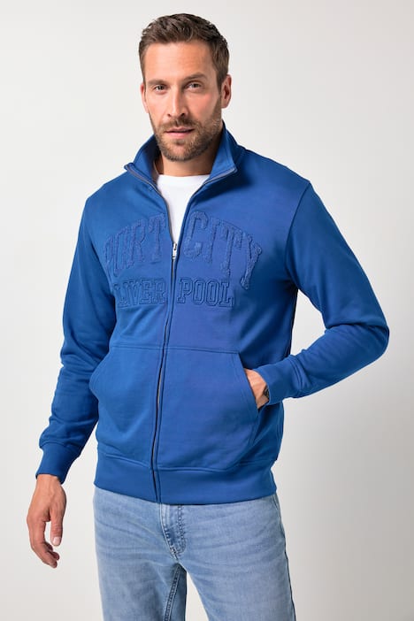 Veste en molleton JP 1880, col montant et flocages - jusqu'au 8 XL