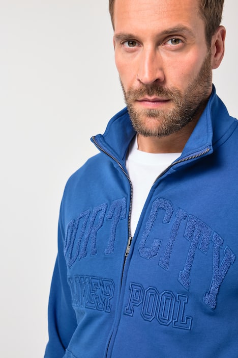 Veste en molleton JP 1880, col montant et flocages - jusqu'au 8 XL