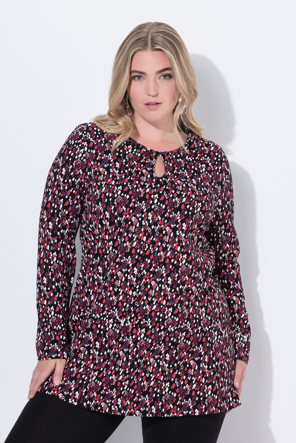 Große Größen Longshirt, Damen, rot, Größe: 66/68, Baumwolle, Ulla Popken