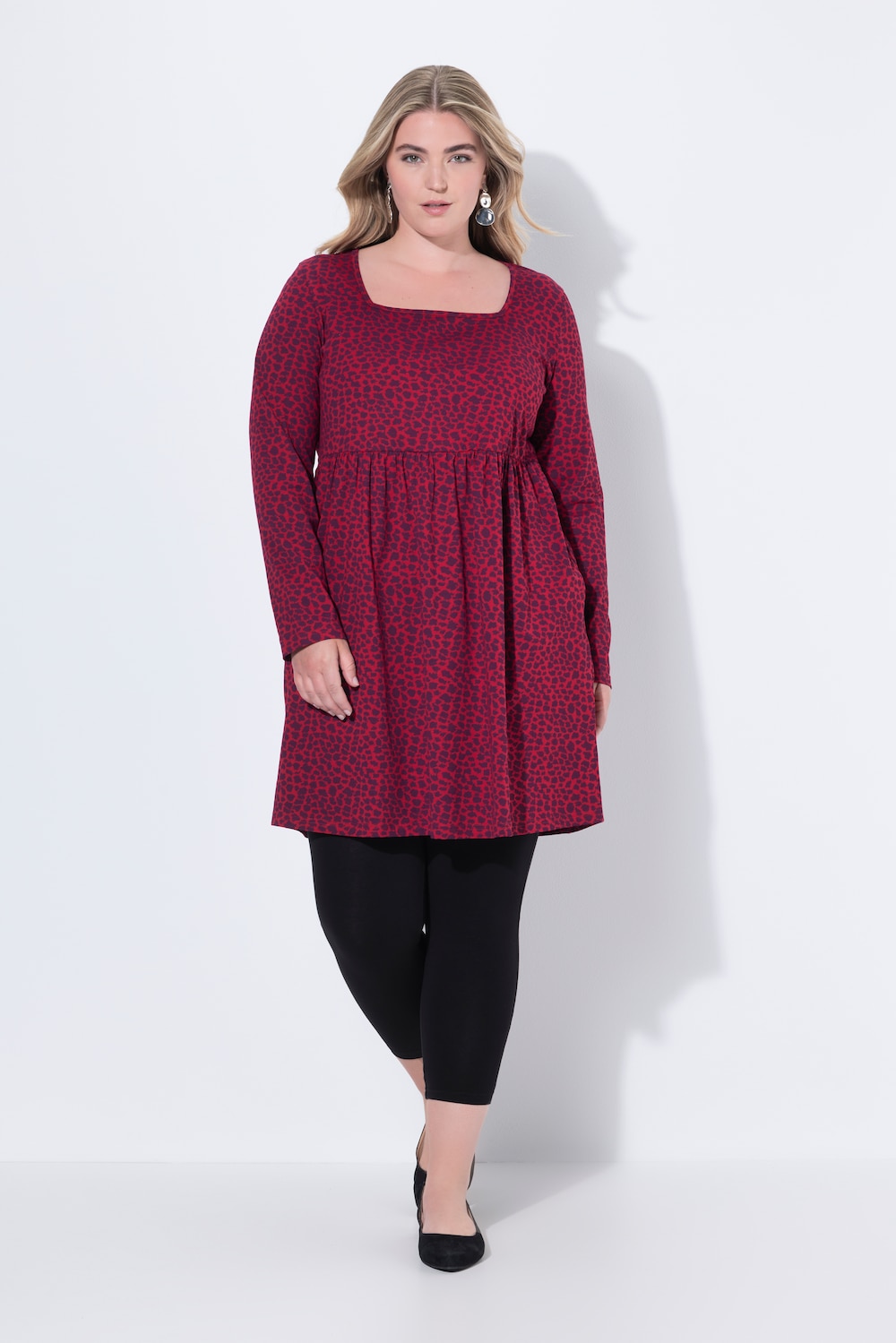 Große Größen Longshirt, Damen, rot, Größe: 66/68, Baumwolle, Ulla Popken