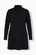 Longshirt, A-Linie, Stehkragen, Langarm, Taschen