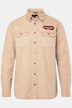 Chemise/surchemise JP 1880 esprit vintage, flocages et col Kent, coupe Modern Fit - jusqu'au 7 XL