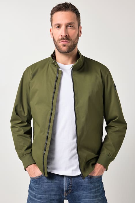 JP1880 Bomberjakke, Stående krave, Trykknap, op til 8 XL