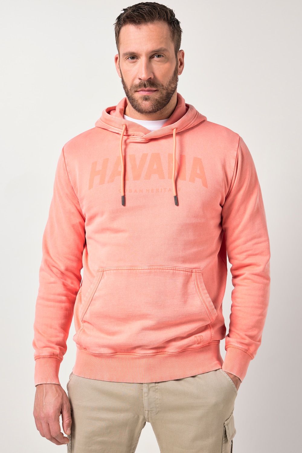 JP1880 Hoodie, Kapuze, Kängurutasche, Vintage Look, bis 8 XL