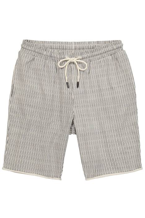 Teplákové bermudy JP1880, pruhy, elastický pas, do 8XL