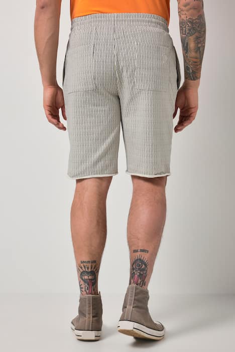 JP1880 Bermuda, Sweat, Streifen, Elastikbund, bis 8 XL