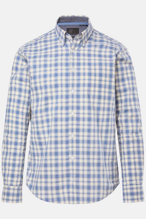 JP1880 Karohemd, Langarm, Buttondown-Kragen, Modern Fit, bis 8 XL