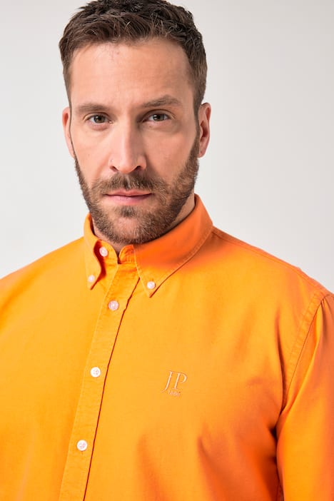 Chemise Oxford JP 1880, finition FLEXNAMIC®, manches longues et col à pointes boutonnées, coupe Modern Fit - jusqu'au 8&nbsp;XL