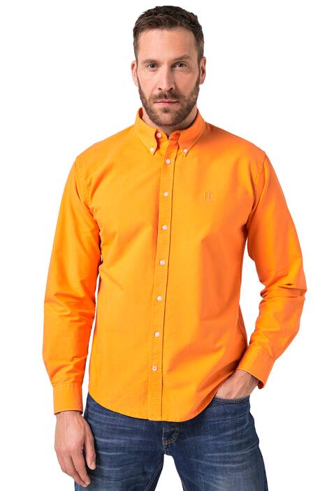 Oxford košile JP1880, FLEXNAMIC®, dlouhé rukávy, límeček s knoflíky, Modern střih, do 8XL