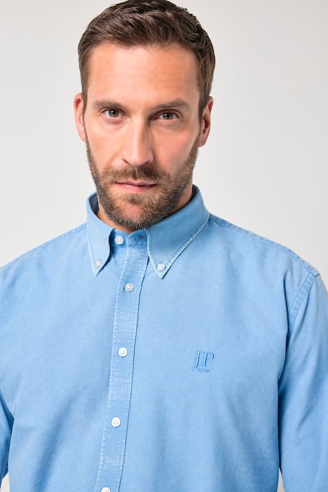 Chemise Oxford JP 1880, finition FLEXNAMIC®, manches longues et col à pointes boutonnées, coupe Modern Fit - jusqu'au 8 XL