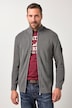 JP1880 Strickjacke, Stehkragen, Zipper, Vintage Look, bis 7 XL