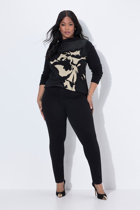 Jeggings Sarah, schmales Bein, Elastikbund, Stretch