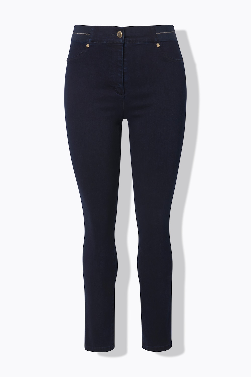 Stora storlekar Jeggings Sarah, Dam, blå, storlek: 42, Bomull/Polyester/Viskos, Ulla Popken