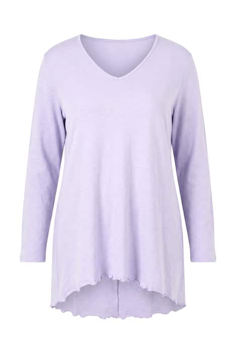 Úpletové tričko, A střih, dlouhé rukávy