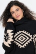Pullover, Strickmuster, Rollkragen, Raglan-Langarm