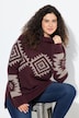 Pullover, Strickmuster, Rollkragen, Raglan-Langarm