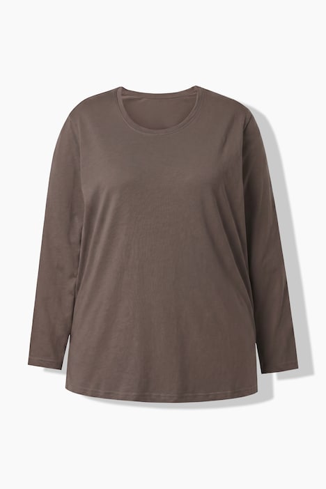 Shirt, Relaxed, Rundhalsausschnitt, Langarm