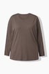 Shirt, Relaxed, Rundhalsausschnitt, Langarm