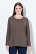 Shirt, Relaxed, Rundhalsausschnitt, Langarm