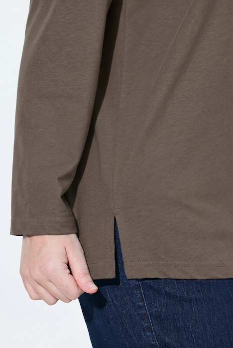 Shirt, Relaxed, Rundhalsausschnitt, Langarm