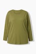 Shirt, Relaxed, Rundhalsausschnitt, Langarm