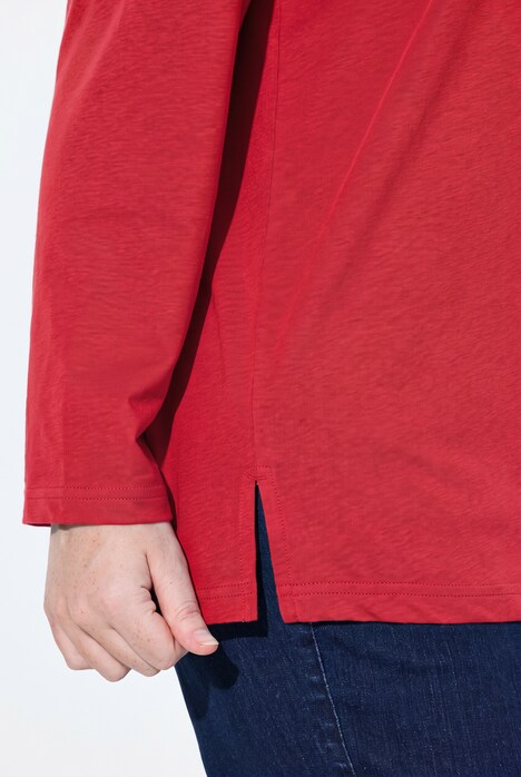 Shirt, Relaxed, Rundhalsausschnitt, Langarm