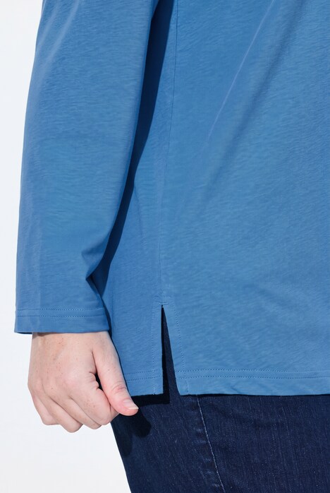 Shirt, Relaxed, Rundhalsausschnitt, Langarm