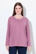 Shirt, Relaxed, Rundhalsausschnitt, Langarm