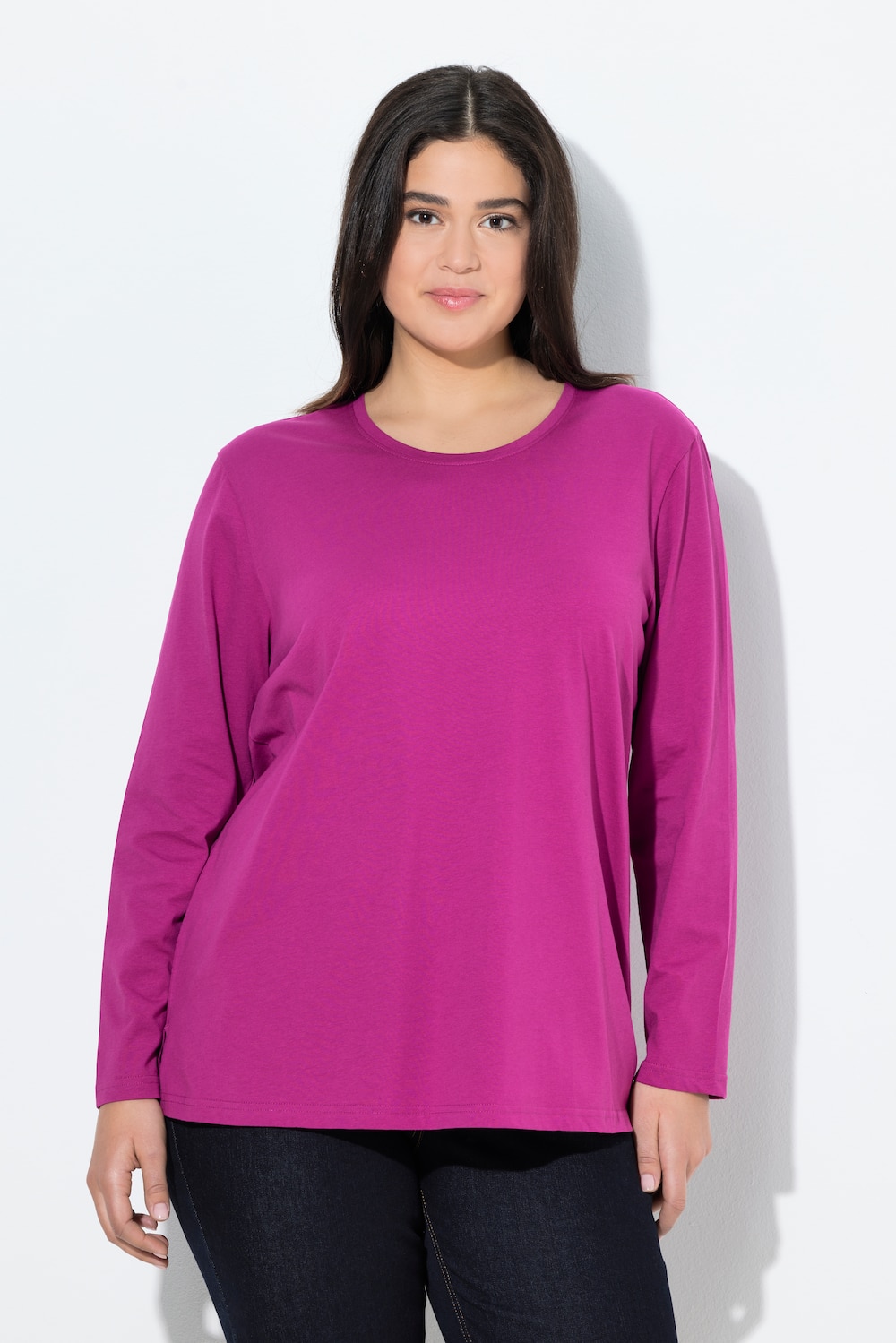 Große Größen Shirt, Damen, lila, Größe: 58/60, Baumwolle, Ulla Popken