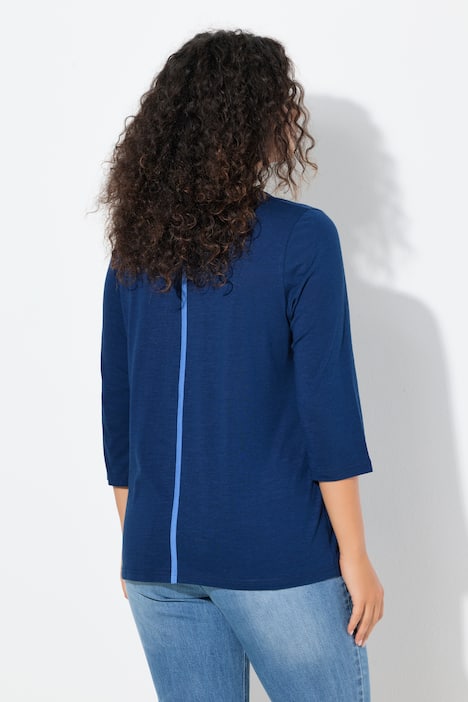 Shirt, Ausrufezeichen, Classic, Rundhals, 3/4-Arm