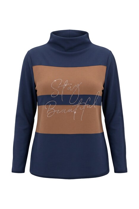 Mikina, oversize, stojáček, dlouhé rukávy, modal
