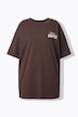T-Shirt, oversized, Coffee-Rückenprint