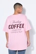 T-shirt, oversize, nadruk z tyłu Coffee