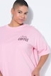 T-shirt, oversize, nadruk z tyłu Coffee