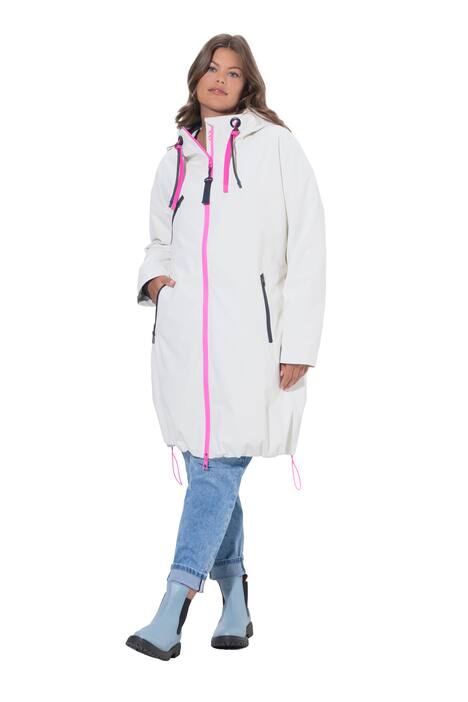 Celoroční funkční parka s kapucí