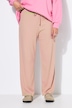 Hose, Wide Legs, Rippjersey mit Ringeln