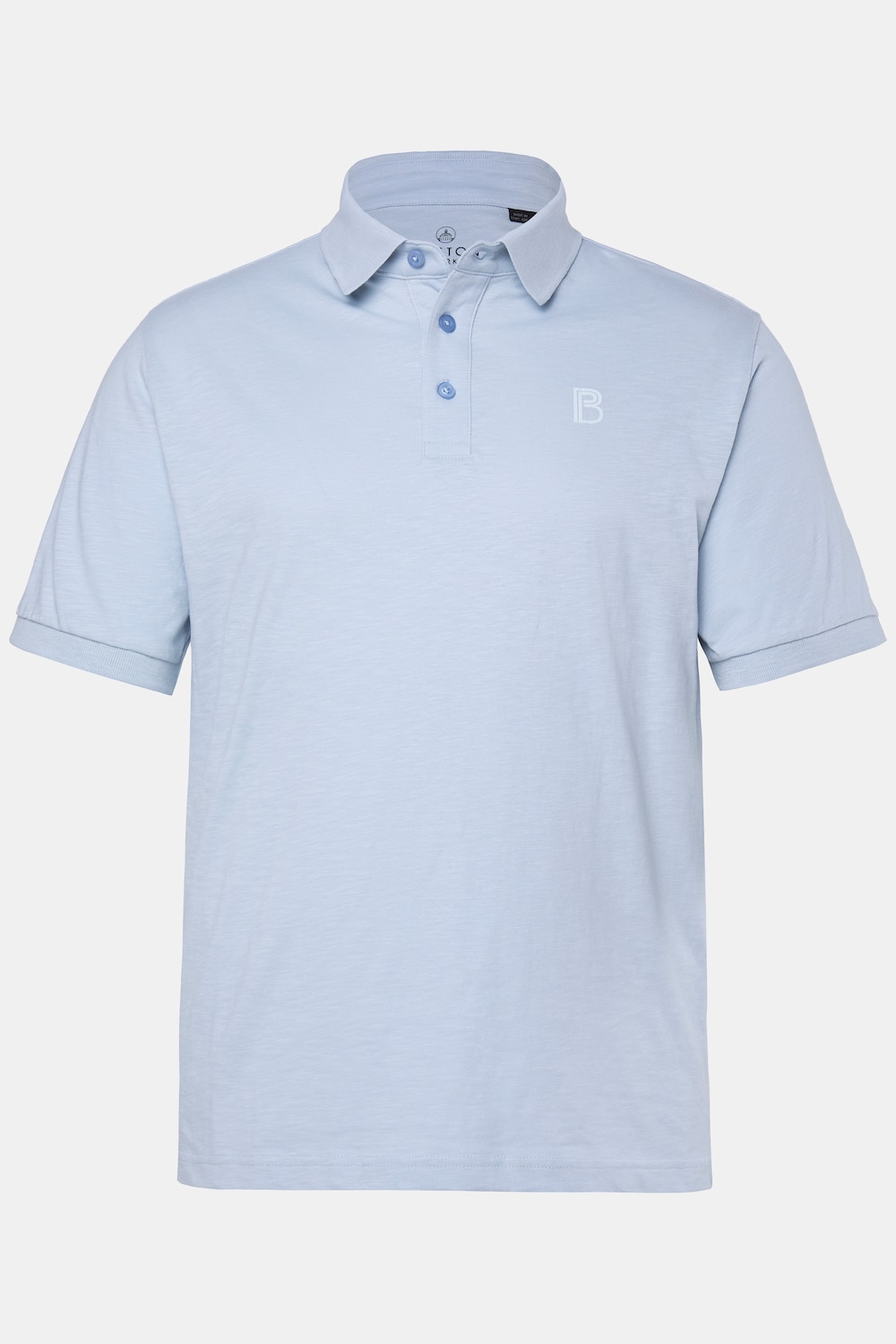 Boston Park poloshirt, slubjersey, borstprint, korte mouwen, tot 84/86